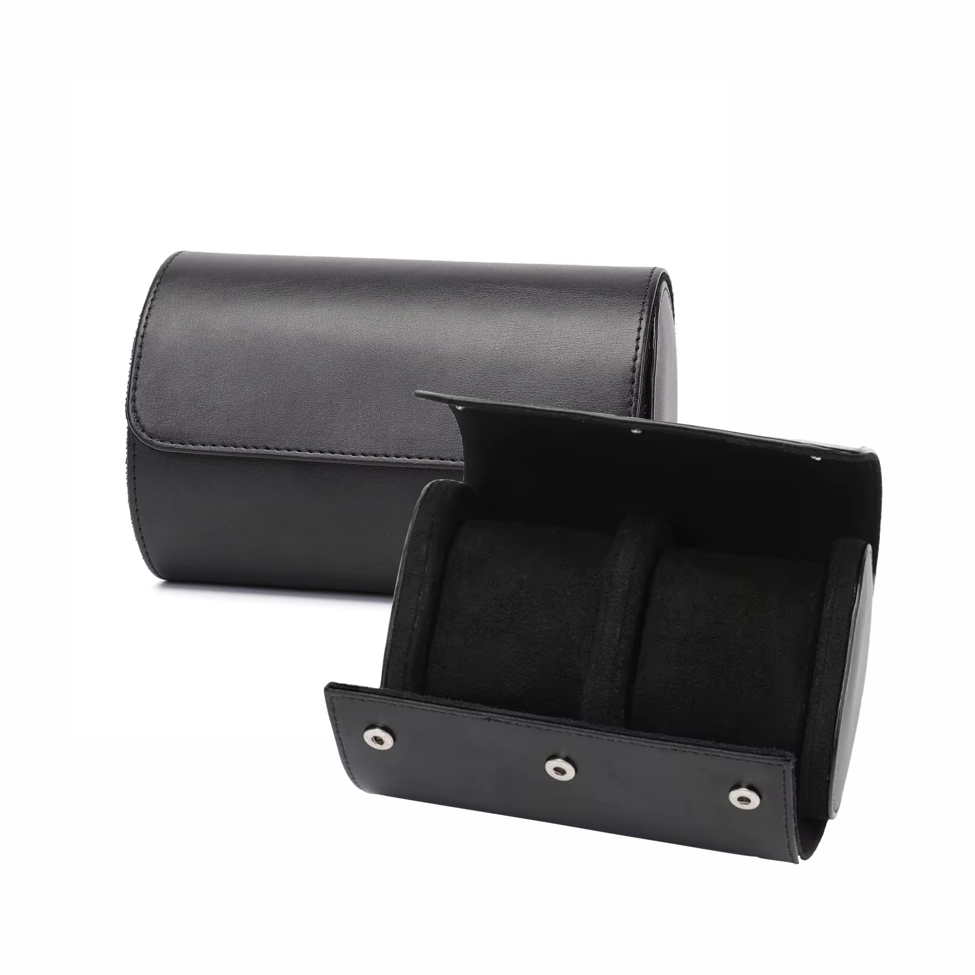 Case Premium em Couro Preto 2 Slots - Pablo Raez