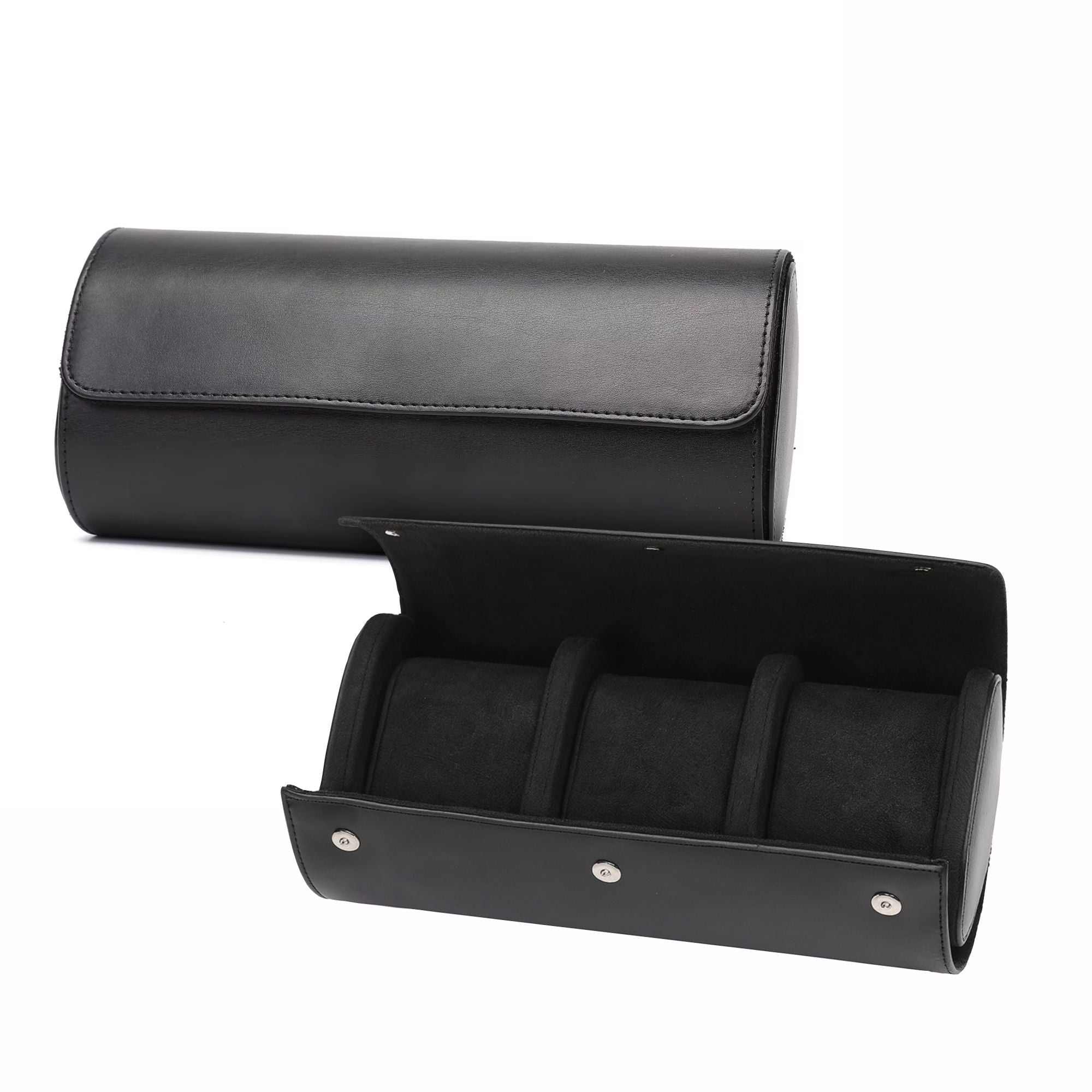Case Premium em Couro Preto 3 Slots - Pablo Raez