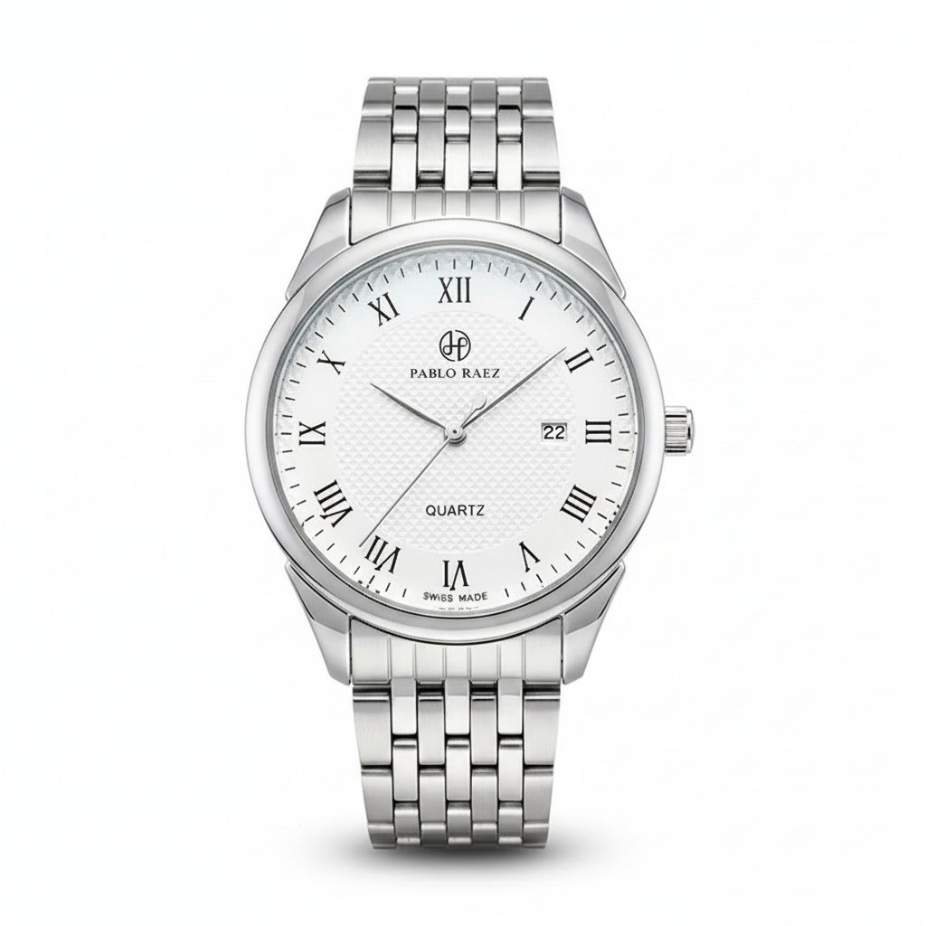 CLASSIC RAEZ SILVER/WHITE 40MM